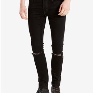 levis 510 ripped jeans
